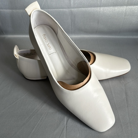 FRANCO SARTO L-VANA, WHITE LE BALLET FLAT SIZE 91/2 - Picture 5 of 8